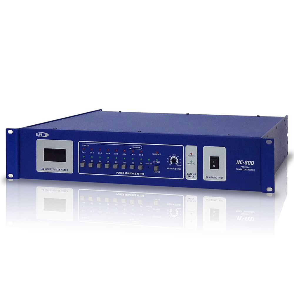 E&amp;W NC-800 8채널 순차전원 공급기