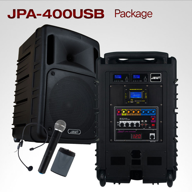 JPA-400USB 400W 2채널 행사용앰프