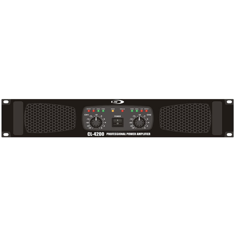 E&amp;W CL-1300 700W 2채널 파워앰프